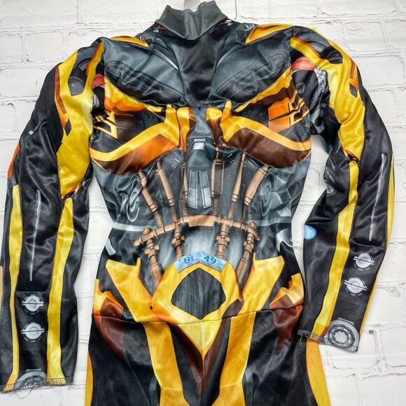 Authentic Transformers Kids S (Size 6) Bumblebee Costume Yellow Black Mask + Toy - Picture 2 of 9